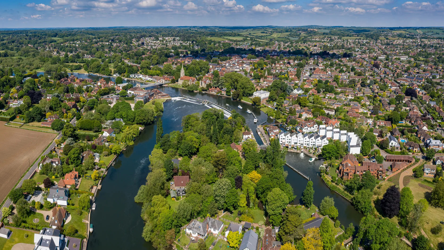 Wilkins working in Marlow, Buckinghamshire
